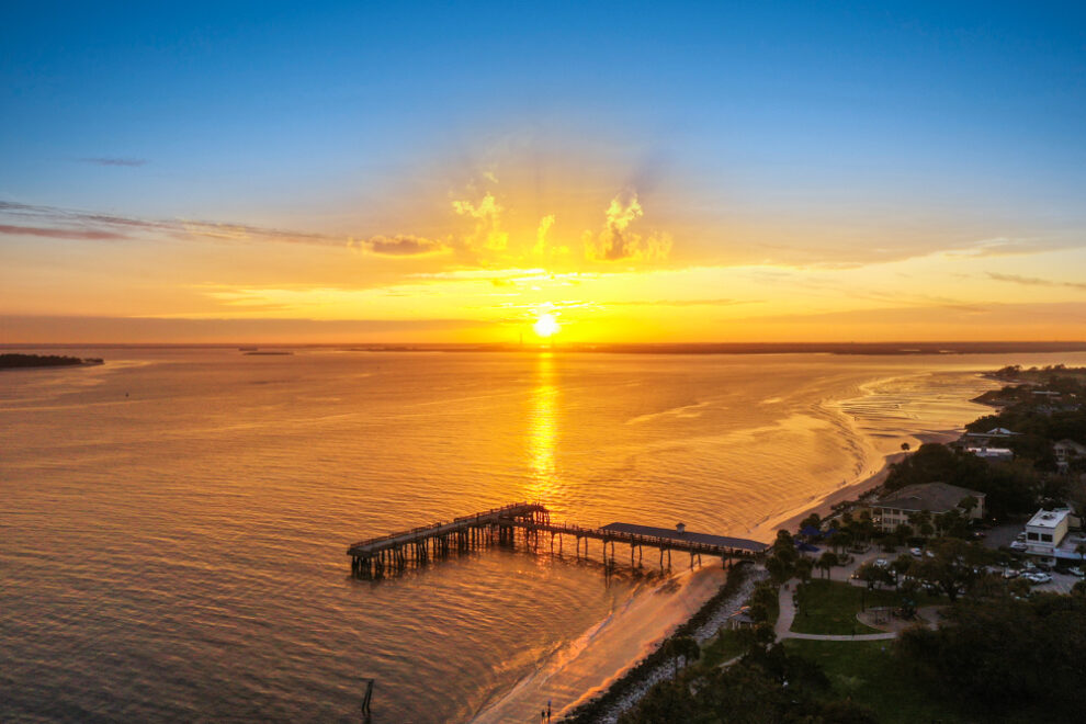 Sunrise Photo of the Ocean taken by the Elevated Coastal Production Staff