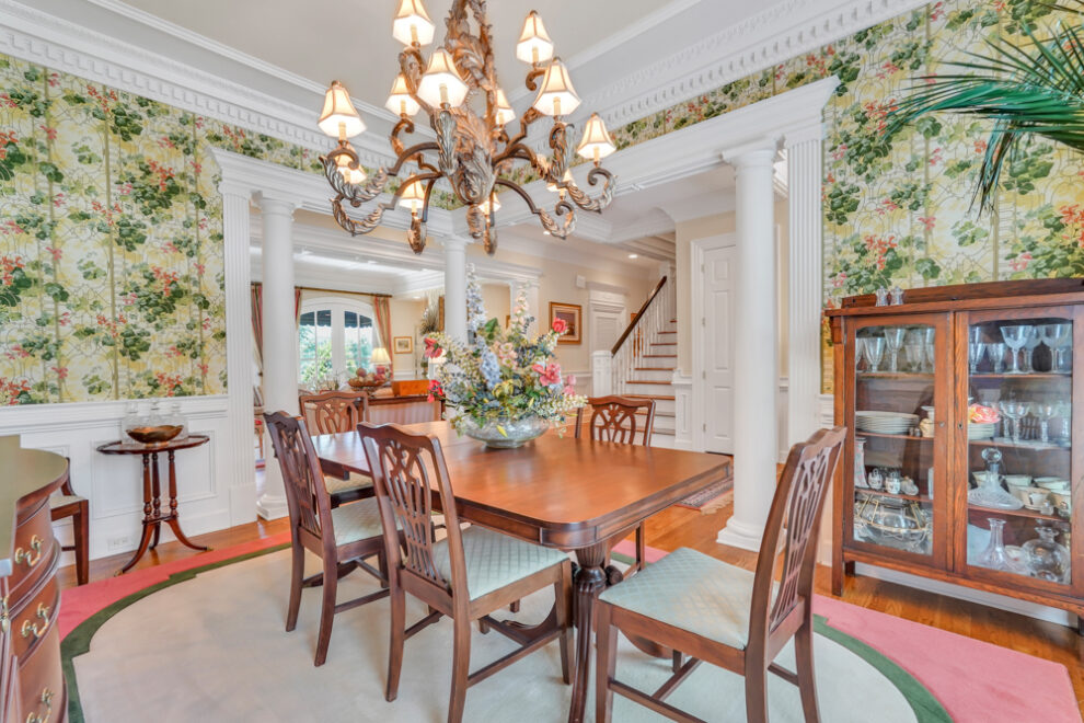 Dining Room Photography at home in South Carolina